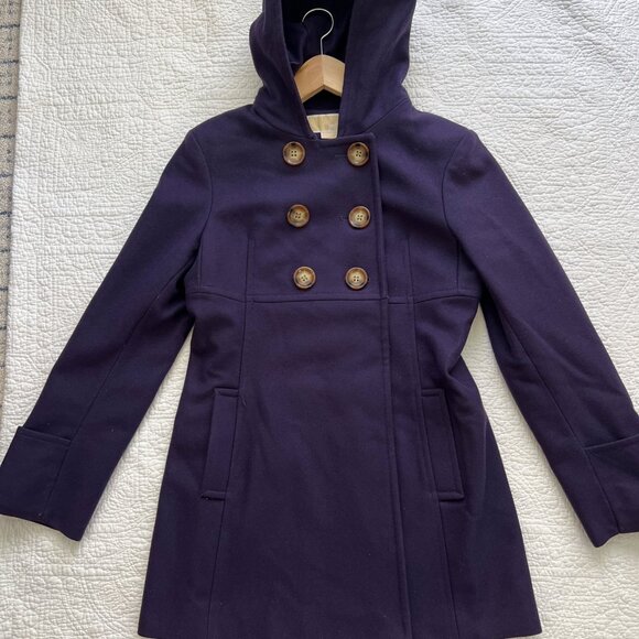 Michael Kors Coat - Purple, Size 10 - Picture 3 of 4